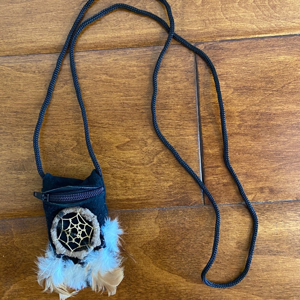 Dreamcatcher pouch necklace or pouch